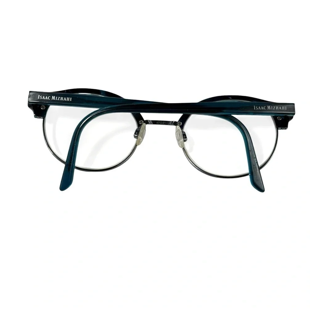 Isaac Mizrahi New York IM 30026 BL 47 21 145 oval glasses frames